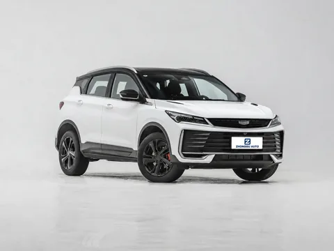Geely Coolray Full Option front right three-quarter view at Nansha Port ready stock